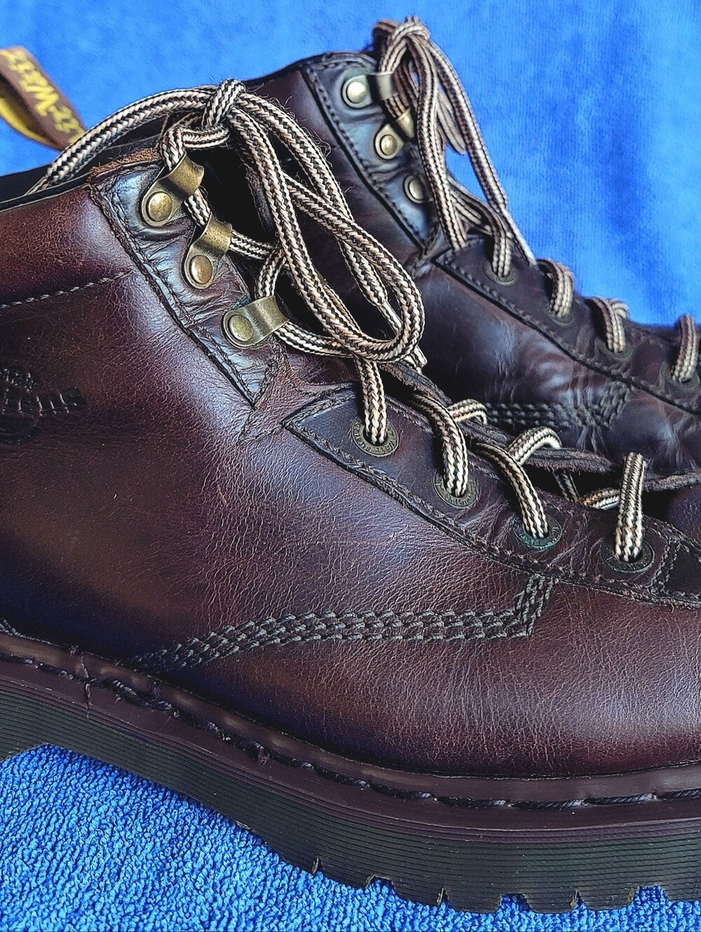 Dr Martens US-12 8287 England Boots Grunge Grizzly Y2K Combat  Work
